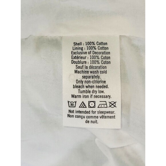 Janie & Jack Embroidered Floral Striped Dress Girls Size 6 Blue White Ruffle - Picture 9 of 10